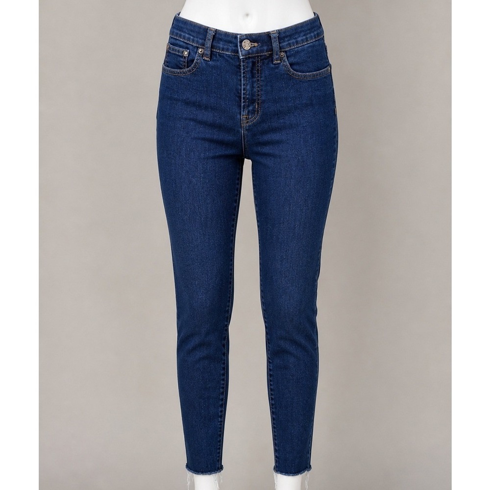 J.Crew 10" Toothpick High Rise Skinny‎ Jeans  Size 27 Raw Hem